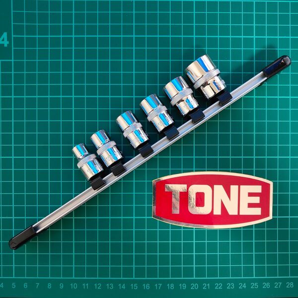 TONE トネ ソケット6点 ホルダー セット 9.5mm 3/8インチ