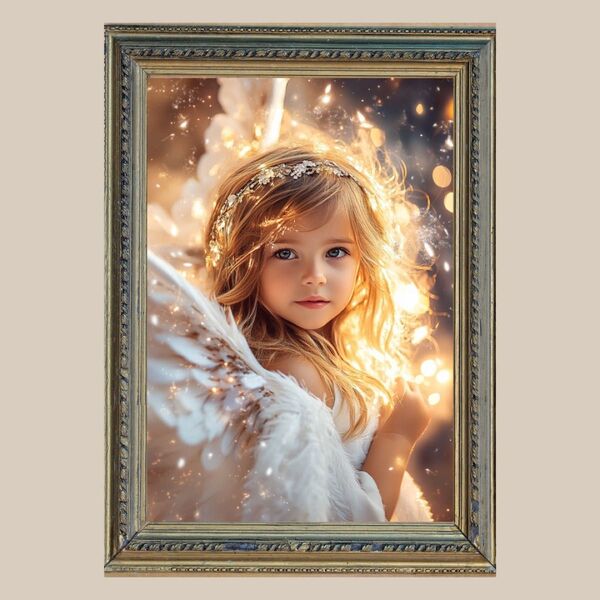 守護☆天使・エンジェル☆No.241【開運風水絵画風ヒーリングアート】
