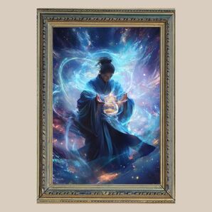幸運と病気平癒☆ 薬師如来 ☆ No.7【開運風水絵画風・ヒーリングアート】