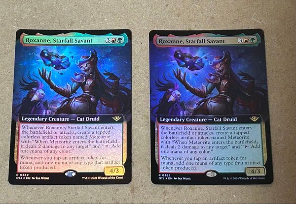 MTG 落星の学者、ロクサーヌ Roxanne, Starfall Savant 英語 Foil 拡張 2枚