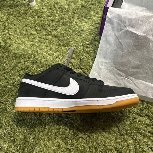 NIKE SB DUNK LOW PRO "BLACK/WHITE-GUM" 28cm