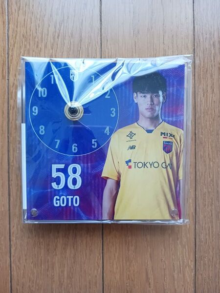 FC東京 後藤選手 アクリル時計