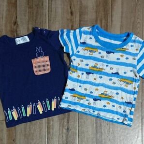 ミッフィー Tシャツ 2枚セット 80