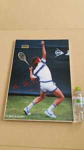 [ rare ] John ma ticket low large panel Dunlop poster ornament tennis clock autograph 