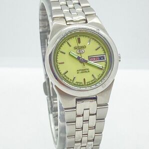 希少品 稼動 SEIKO 5 逆輸入 レディース 自動巻き 4207-01Y0 蓄光文字盤