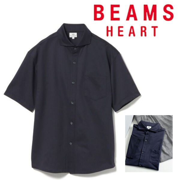 BEAMS HEART ポロシャツ フルオープン ポロ
