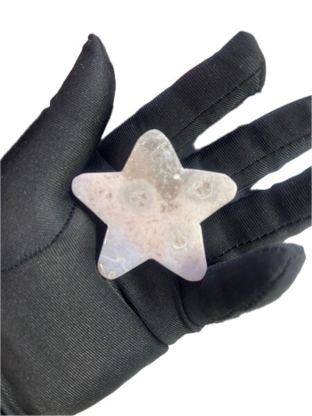 桜瑪瑙 スター 星 置物 ピンク 天然石