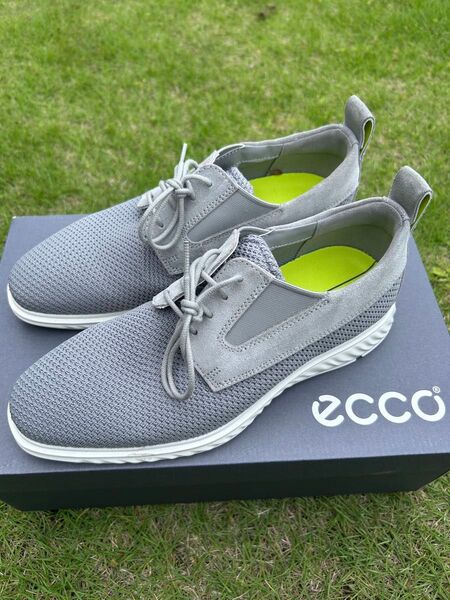 ECCO メンズシューズ グレー 39 未使用 スニーカー ウォーキング ジョギング