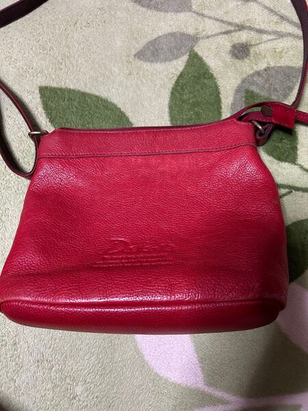 Dakota ショルダーバッグ レッド レザー