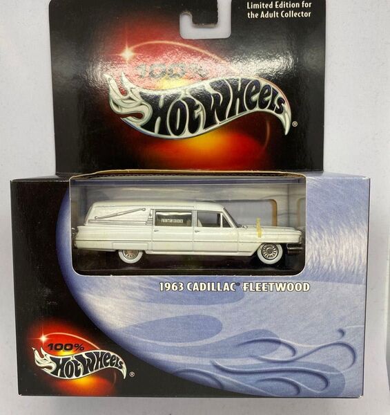 Hot Wheels 2001 1963 Cadillac Fleetwood Herse withDisplayCase 絶版品