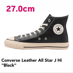 Converse Leather All Star J Hi Black