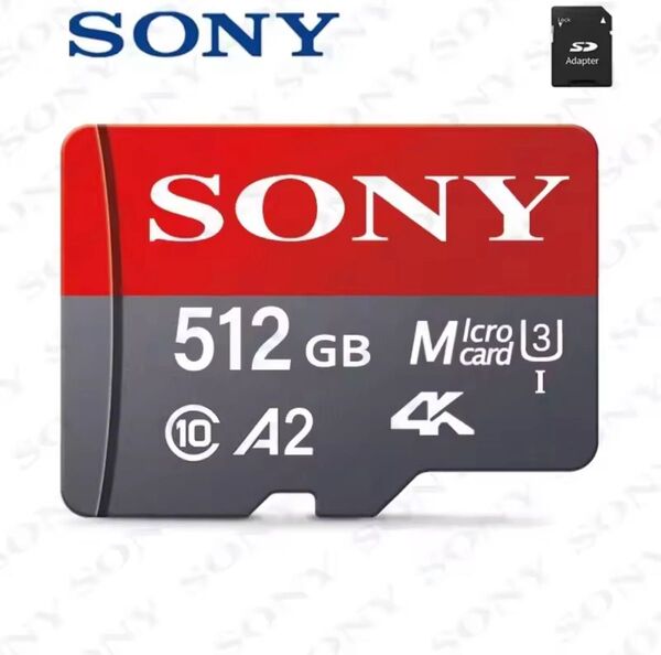 SONY 512GB MicroSDカード UHS-I U3 A2 マイクロSDカード