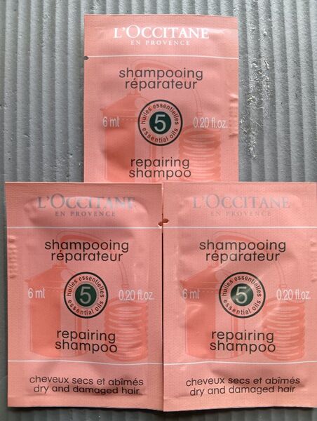 ロクシタン ファイブハーブス Rシャンプー サンプル 6ml 3パック