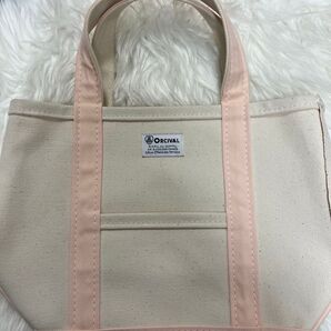 ORCIVAL ミニトートバッグ ピンクライン