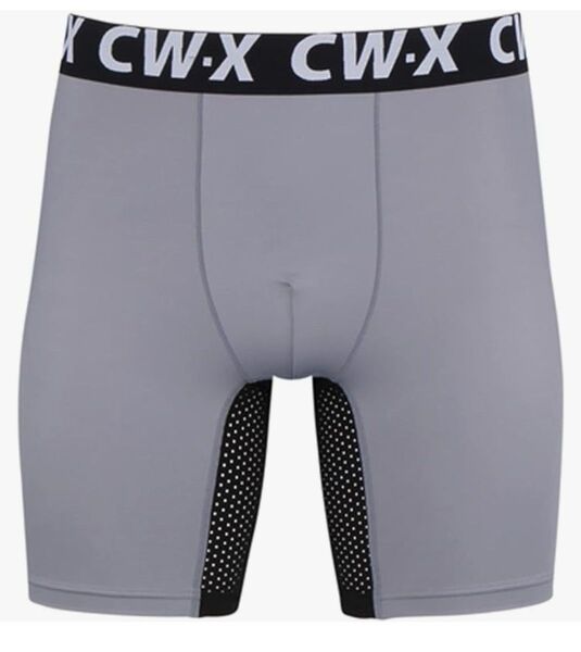 ◆CW-X スポーツショーツ・L/グレー ボクサーロング丈 メンズ インナー・吸汗速乾 ワコール スタイルフリーcwx