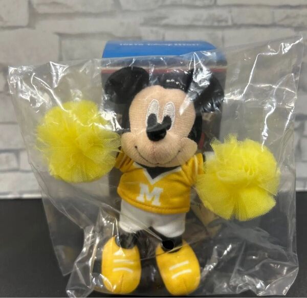 ディズニー ぬいぐるみチャーム チア ミッキー 黄色 チアトゥギャザー ディズニーリゾート