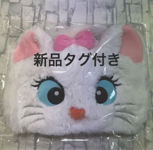 新品未使用 ディズニー ファンキャップ マリー 帽子 おしゃれキャット 白