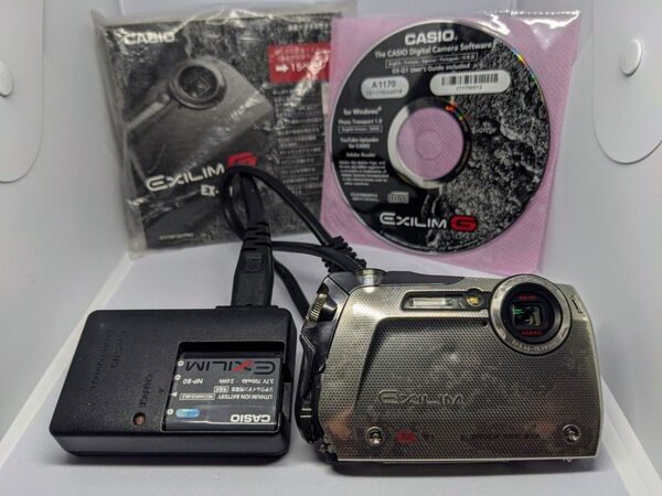 CASIO EXILIM EX-G1 シルバー デジタル カメラ ジャンク カシオ