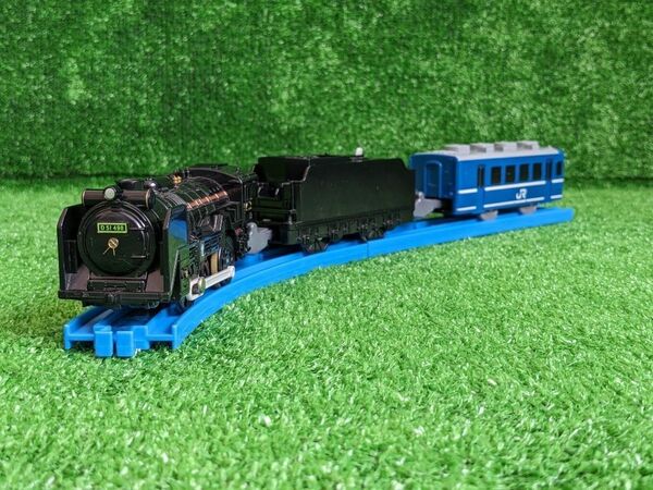 プラレール サウンドスチーム D51 498号機 蒸気機関車 廃盤 車両 清掃済
