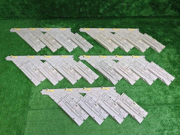 プラレール 車両基地 ダブルターンアウトレール 整備ストップレール まとめ売り