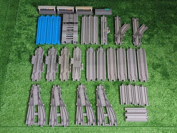 プラレール アドバンス ガイド ストップ クロス 坂 レール 橋脚 駅 セット