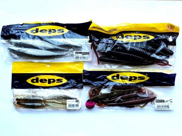 デプス deps サカマタシャッド リザード デスアダー イール 4袋 セット