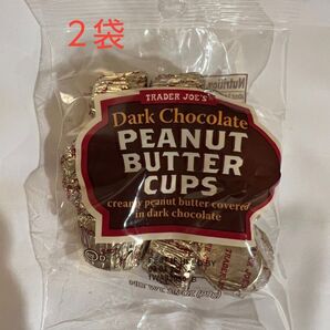 トレーダージョーズ トレジョtrader joe's ダークチョコレートピーナッツバターカップス チョコ