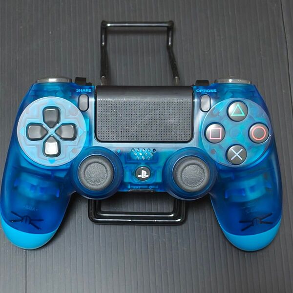 ジャンク SONY 純正 ワイヤレスコントローラー DUALSHOCK4 ブルークリスタル CUH-ZCT2J