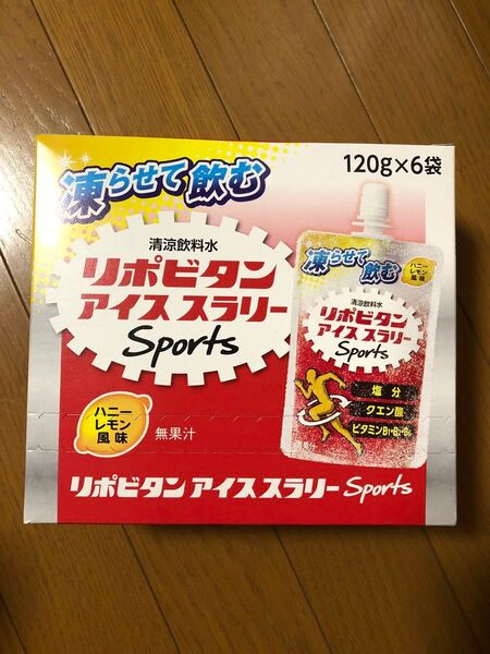リポビタンアイススラリー for Sports ハニーレモン風味 120g × 6個