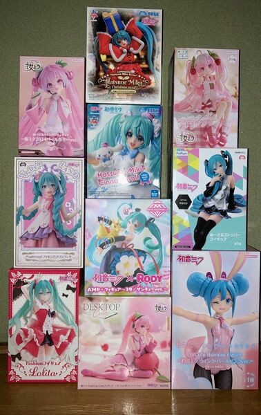 初音ミク 桜ミク プライズフィギュア 10種セット