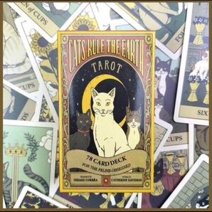 新品 キャッツ ルールジアース オラクルカード タロット 占い 癒し 地球の猫 キャット占い 開運 TAROT 猫好き 動物