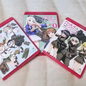 ガールズ&パンツァー 最終章 第1話 & これが本当のアンツィオ戦です!& 劇場版【動作確認済】 ブルーレイ3巻セット!