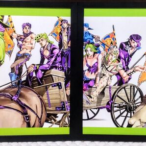 【021】ジョジョの奇妙な冒険 JOJO 歴代主人公 【2枚組 A4額装・ポスター】