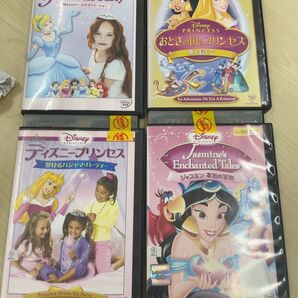 ディズニープリンセス DVD4枚セット