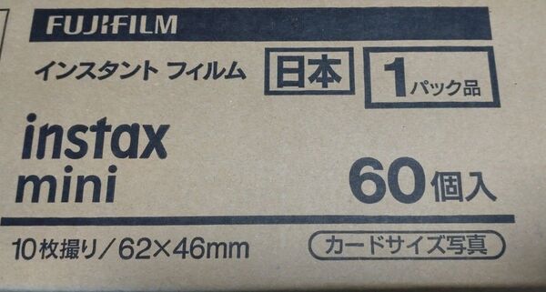 FUJIFILM instax mini チェキフィルム1P60本(600枚分)