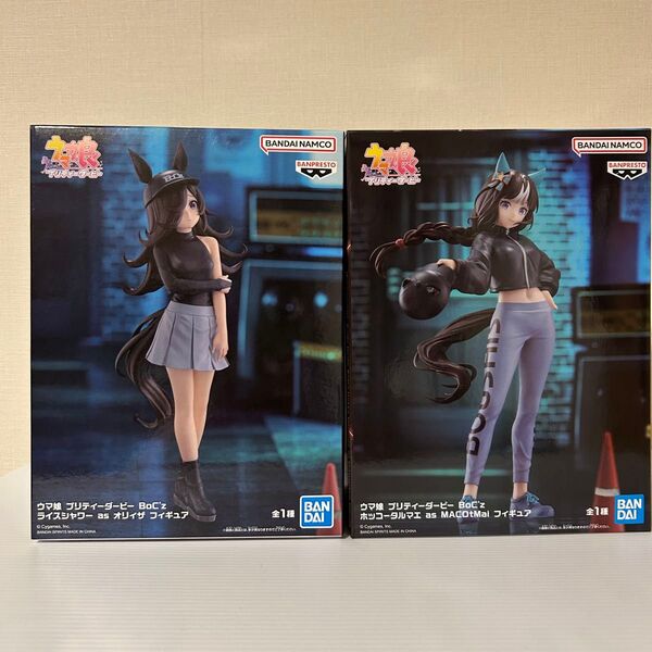 【未開封2点セット】ウマ娘 プリティーダービー BoC’z ホッコータルマエ ライスシャワー フィギュア