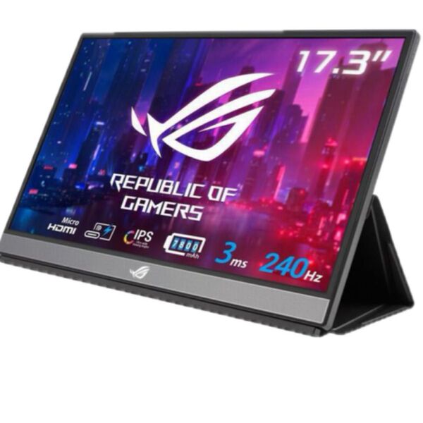 エイスース ASUS ゲーミングモバイルモニター/17.3型/IPS/フルHD/3ms/240Hz/XG17AHPE