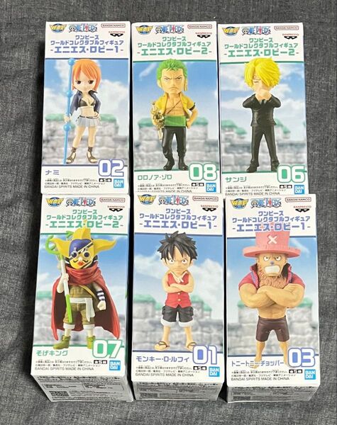 ワンピース ワールドコレクタブル ワーコレ エニエス・ロビー 1 .2 6種セット