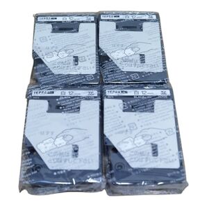 テプラ 純正 TR テープ 白 12mm TC12S 4本セット