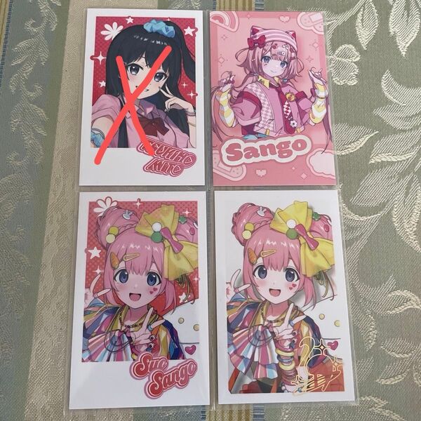 にじさんじ 周央サンゴ チェキ風カード
