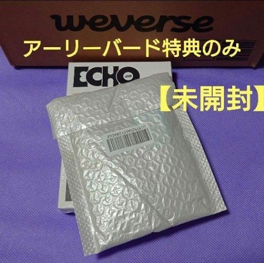 BTS ジン Echo weverseGLOBAL アーリーバード特典バッチ【未開封】