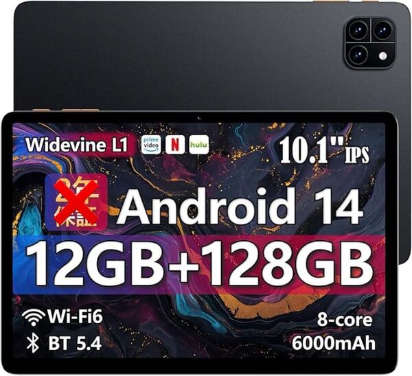 タブレット 10インチ Wi-Fi 12GB+128GB+2TB拡張 Wi-Fiモデル Android アンドロイド