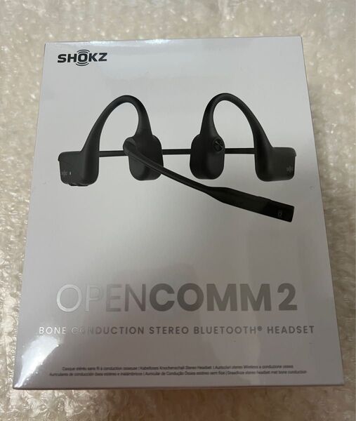 【新品未開封】Shokz OpenComm 2 骨伝導イヤホンBluetooth