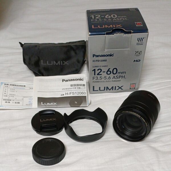 美品 LUMIX G VARIO 12-60mm / F3.5-5.6