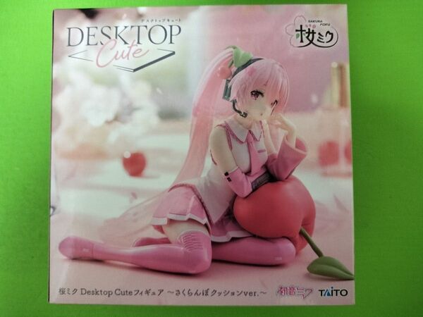 桜ミク Desktop Cute フィギュア さくらんぼクッションver.