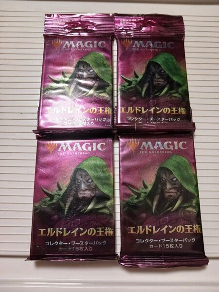 MTG エルドレインの王権 コレクターブースター日本語版 4つセット