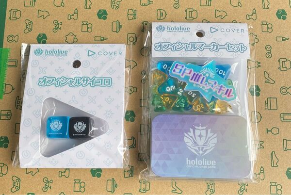 hololive OFFICIAL CARD GAME ホロカ オフィシャルマーカーセット & オフィシャルサイコロ