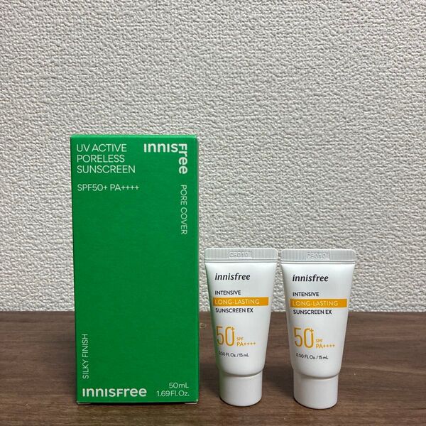 イニスフリー UVアクティブポアレスサンスクリーン+おまけ