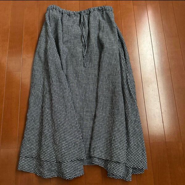 フォグリネンワーク×ネストローブ fog linen work×nest Robe**レイヤードスカート