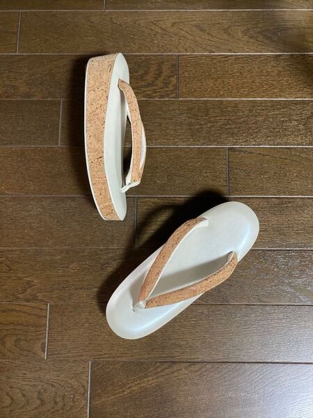 高級草履 お洒落草履 オーダー草履 ラメコルク 日本製 低反発 化粧箱付き 草履 カフェ草履 23.5㎝ 和装